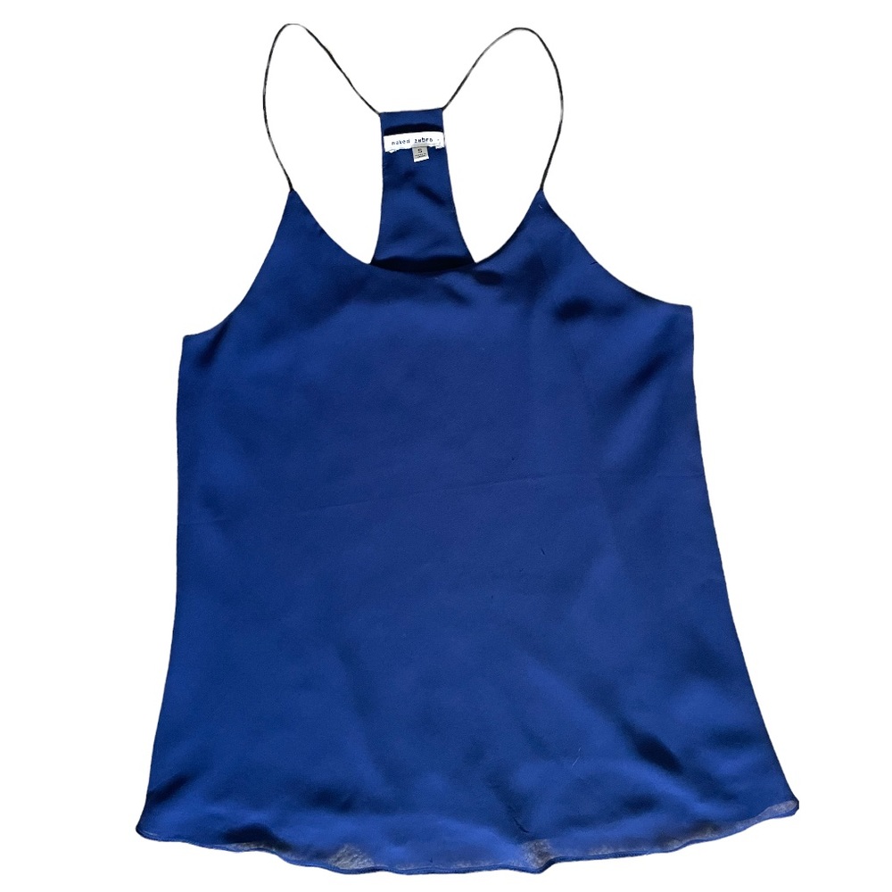 Naked Zebra Scoop Neck Racerback Top
